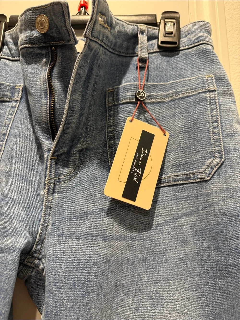 New Blue High-Rise Wide-Leg Jeans - Women